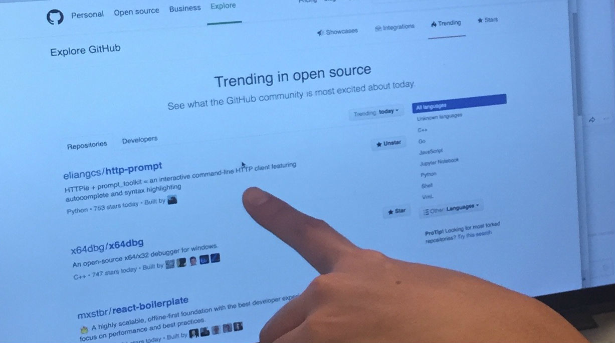 Top 1 on GitHub Trending