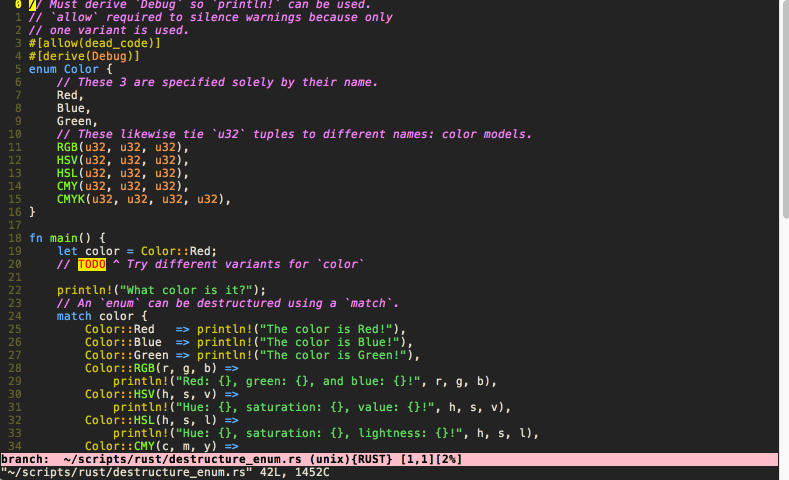 animation showing vim-do in action