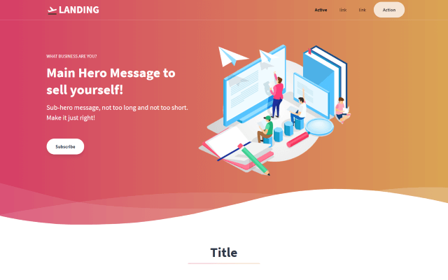 Landing Page