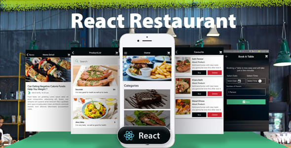 React native restaurant mobile app