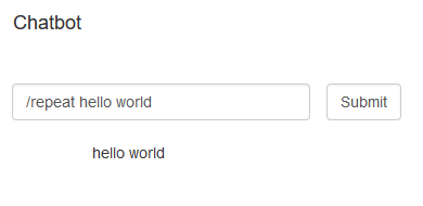 Chatbot Repeat