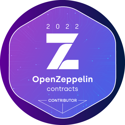 GitPOAP: 2022 OpenZeppelin Contracts Contributor GitPOAP Badge