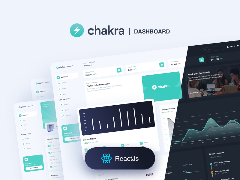 Purity Free ReactJS Chakra Dashboard