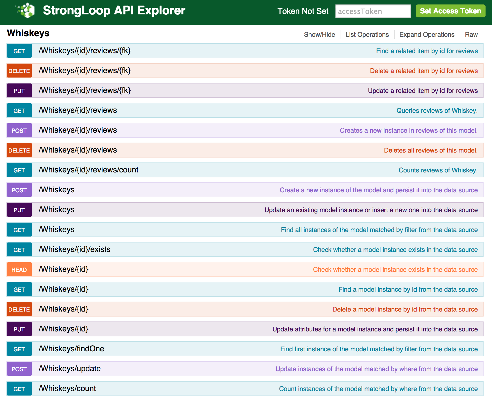 LoopBack Explorer