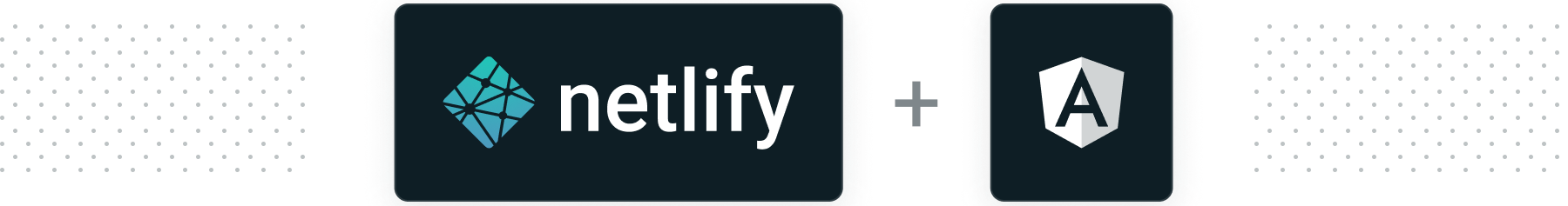 netlify + angular logo