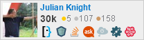 profile for Julian Knight on Stack Exchange, a network of free, community-driven Q&A sites