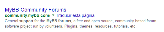 Buen SEO OnPage en el Indice