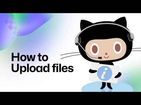 How to upload files and folders to GitHub