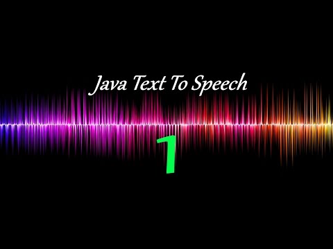 Java Text To Speech