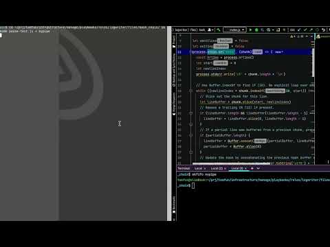 How to test node streams in node using linux tools and scripts