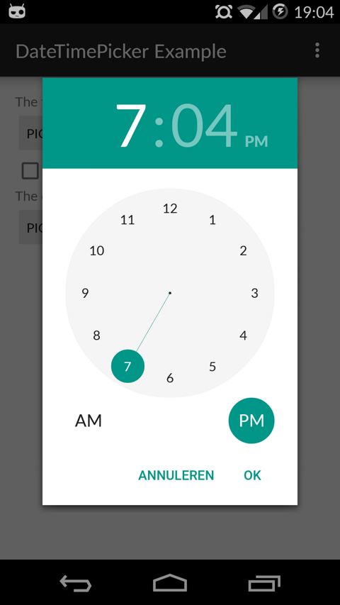 Time Picker