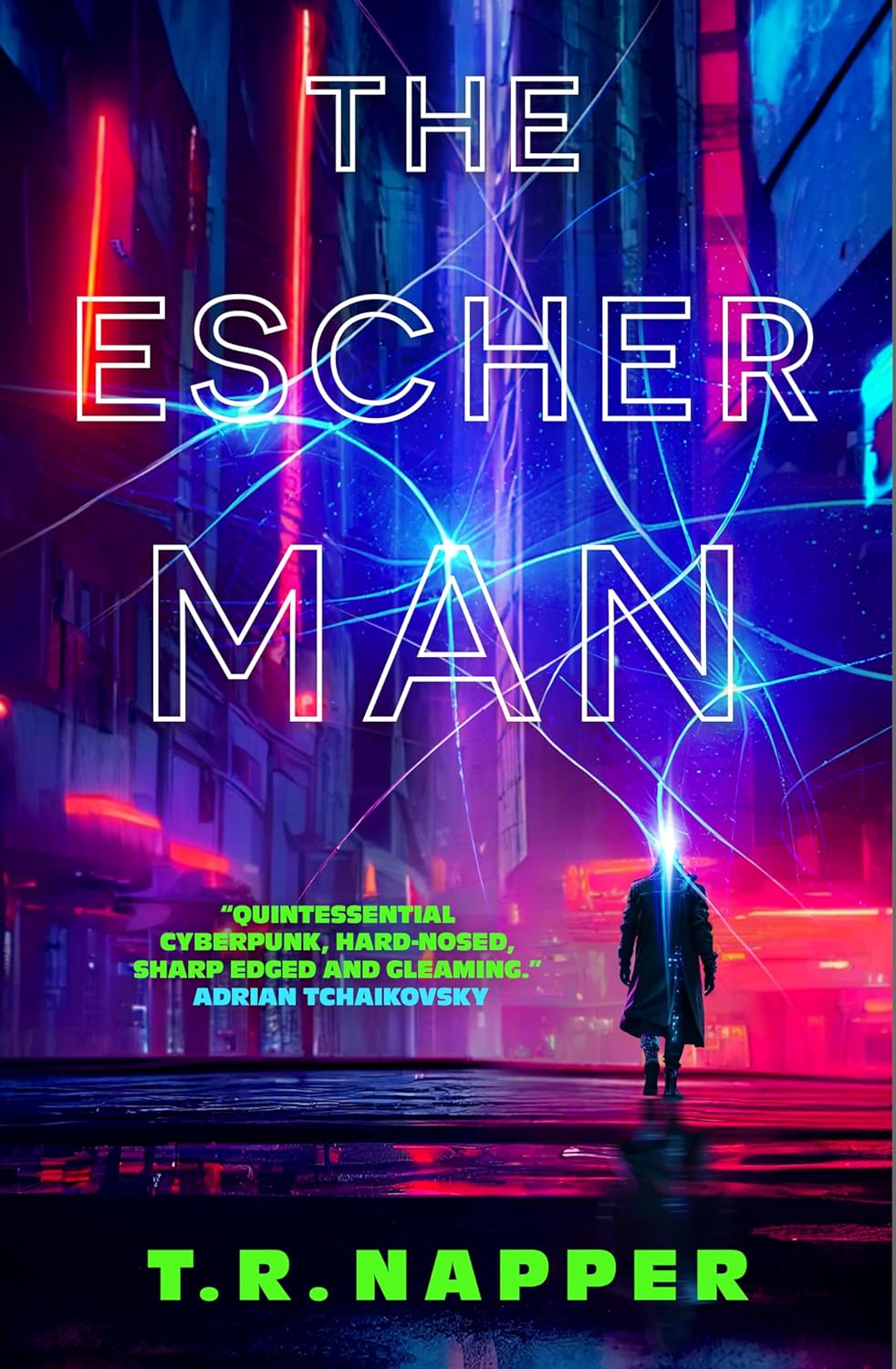 The Escher Man book cover and Goodreads link