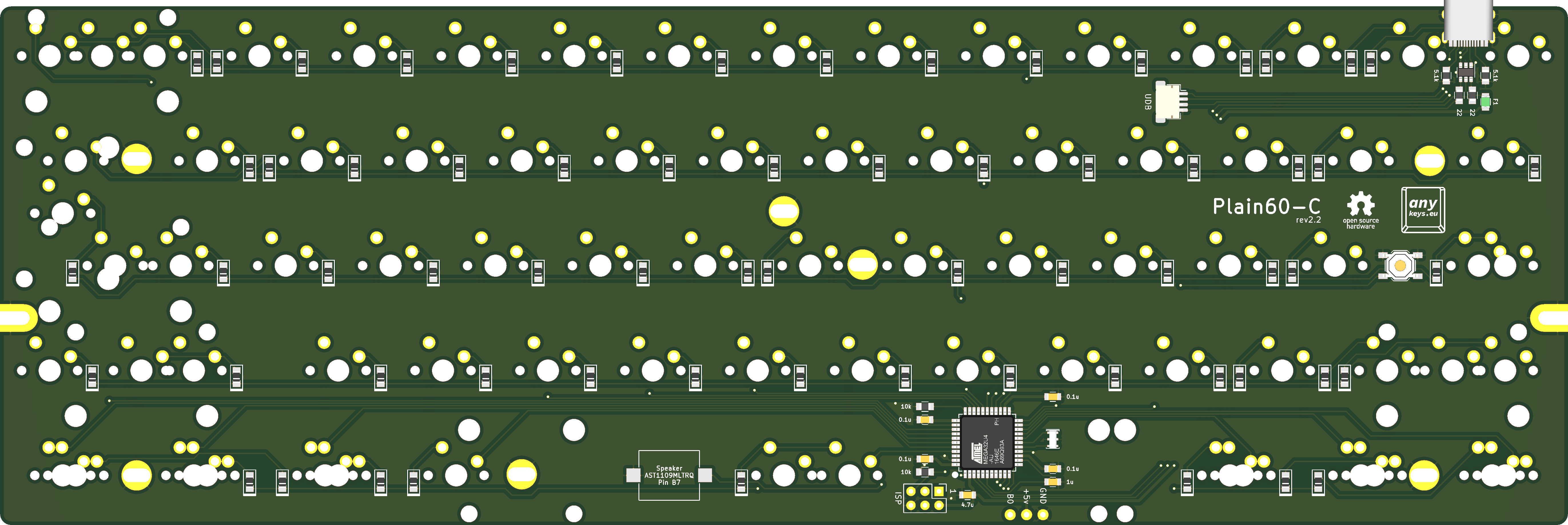 Plain60-C PCB